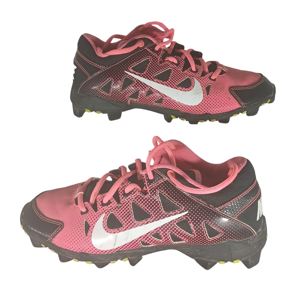 Nike Kids Pink and Black Athletic Cleats